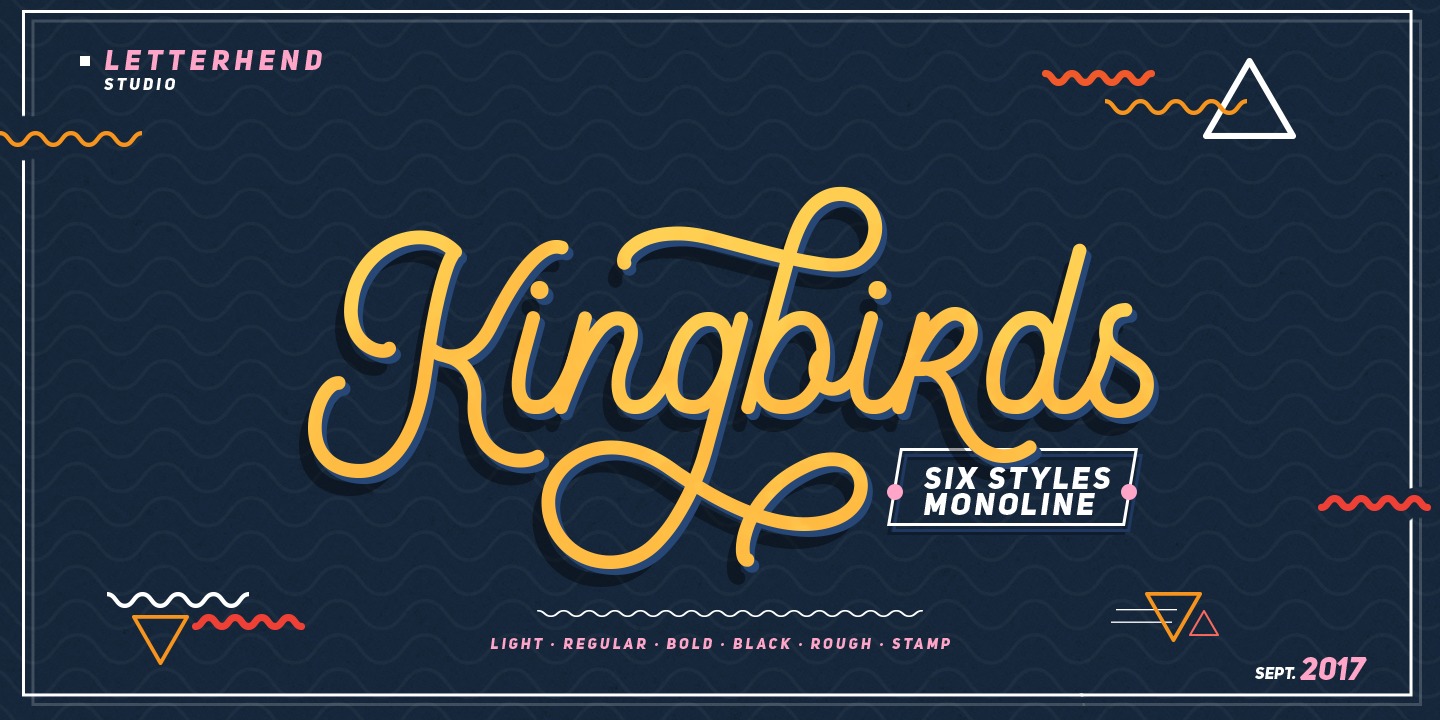 Przykładowa czcionka Kingbirds #1